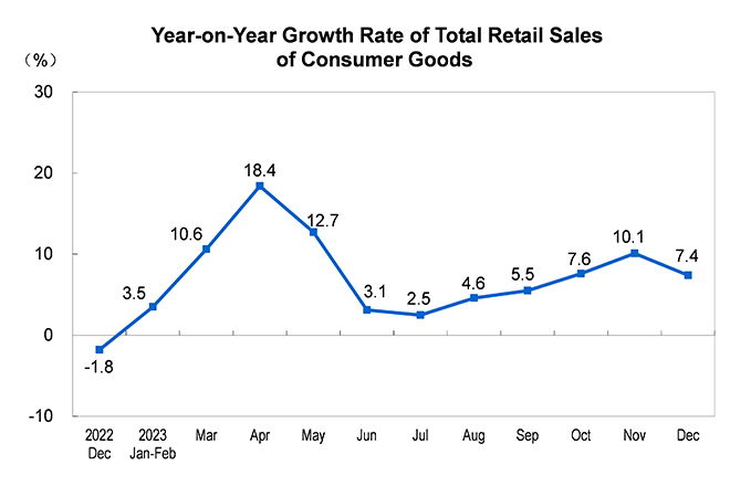 Retail Sales of Consumer Goods, 2023